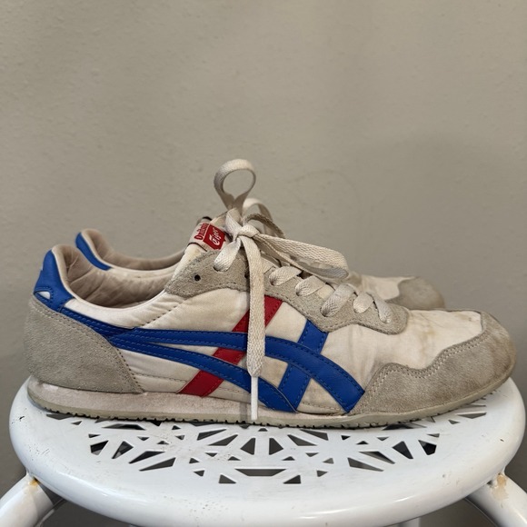 Onitsuka Tiger by Asics Other - Onitsuka Tiger SERRANO 1183B400 100 WHITE/DIRECTOIRE BLUE Men's Size 7.5